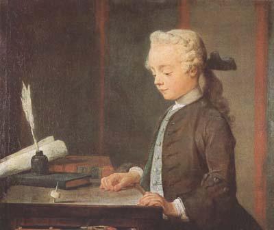 Jean Baptiste Simeon Chardin Boy with a Spinning top (mk08) oil painting picture